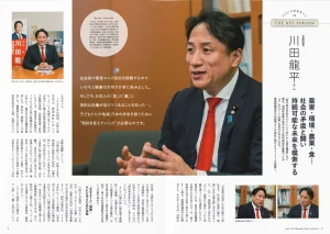 議員会館のオフィスでインタビューに答える男性参議院議員（Webメディア向け政治家・著名人のインタビュー撮影・出張カメラマン）